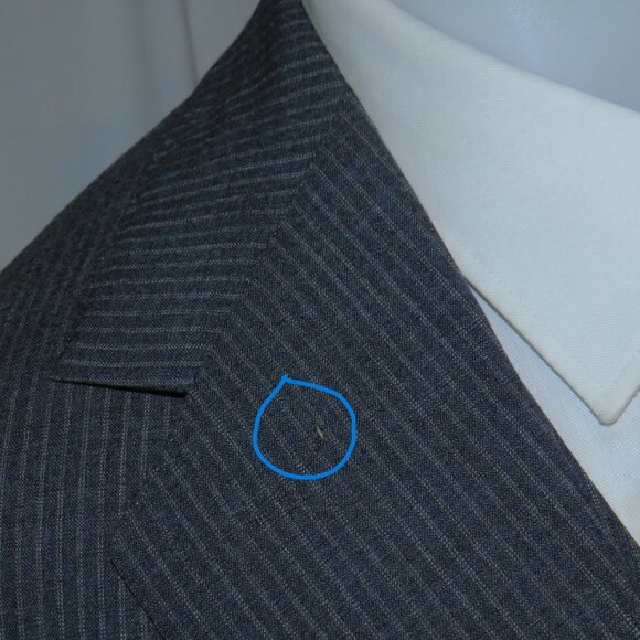 Anderson Sheppard Savile Row Bespoke Gray Striped Three Piece Suit 42XL - Picture 9 of 16